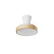 Lustre cu ventilator - Lustra LED cu ventilator palete retractabile NISEKO XS alb/ lemn
