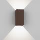 Aplice - Aplica LED exterior iluminat arhitectural IP65 REMY maro corten
