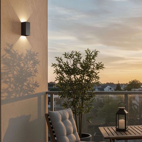 Aplice - Aplica LED exterior iluminat arhitectural IP65 REMY maro corten