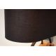 Veioze - Veioza, Lampa de masa lemn, abajur negru ELEMENTS 60cm