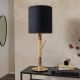 Veioze - Lampa de masa JEWELRY 75cm, negru, auriu, lemn