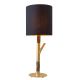 Lampa de masa JEWELRY 75cm, negru, auriu, lemn