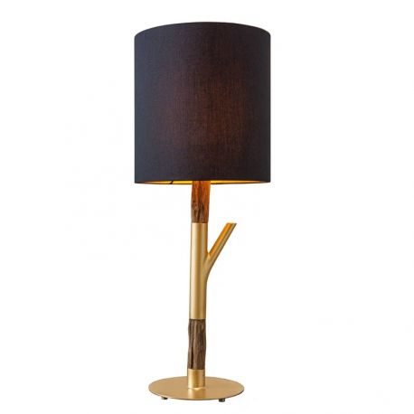 Veioze - Lampa de masa JEWELRY 75cm, negru, auriu, lemn