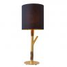 Lampa de masa JEWELRY 75cm, negru, auriu, lemn