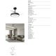 Lustre cu ventilator - Lustra LED cu ventilator palete retractabile NISEKO S negru