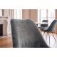 Seturi scaune, HoReCa - Set 4 scaune moderne Scandinavia tesatura structurata gri