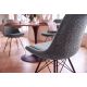 Seturi scaune, HoReCa - Set 4 scaune moderne Scandinavia tesatura structurata gri