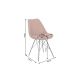 Seturi scaune, HoReCa - Set 4 scaune moderne Scandinavia tesatura structurata maro