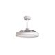 Lustre cu ventilator - Lustra LED RGB cu ventilator palete retractabile RAFAGA alb 2700K-6500K