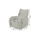 Fotolii - Fotoliu cinema PRIORITY verde, pivotant, functia electrica relax, port USB