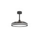 Lustre cu ventilator - Lustra LED RGB cu ventilator palete retractabile RAFAGA negru 2700K-6500K