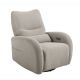 Fotolii - Fotoliu cinema PRIORITY greige, pivotant, functia electrica relax, port USB