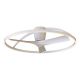 Lustre cu ventilator - Lustra LED cu ventilator si telecomanda NEPAL II L alb