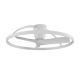 Lustre cu ventilator - Lustra LED cu ventilator si telecomanda NEPAL II M alb