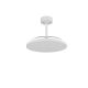 Lustre cu ventilator - Lustra LED cu ventilator palete retractabile SLIM M alb