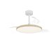 Lustre cu ventilator - Lustra LED cu ventilator palete retractabile SLIM M alb/lemn