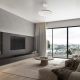 Lustre cu ventilator - Lustra LED cu ventilator palete retractabile SLIM M alb/lemn
