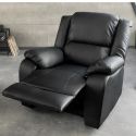 Fotoliu cinema cu functia relax HOLLYWOOD piele sintetica neagra