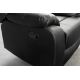 Fotolii - Fotoliu cinema cu functia relax HOLLYWOOD piele sintetica neagra