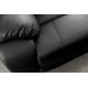 Fotolii - Fotoliu cinema cu functia relax HOLLYWOOD piele sintetica neagra