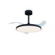 Lustre cu ventilator - Lustra LED cu ventilator palete retractabile SLIM M negru