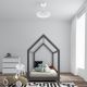 Lustre cu ventilator - Lustra LED cu ventilator palete retractabile SLIM S alb