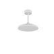Lustre cu ventilator - Lustra LED cu ventilator palete retractabile SLIM S alb