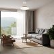 Lustre cu ventilator - Lustra LED cu ventilator palete retractabile SLIM S alb/lemn