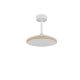 Lustre cu ventilator - Lustra LED cu ventilator palete retractabile SLIM S alb/lemn