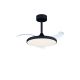 Lustre cu ventilator - Lustra LED cu ventilator palete retractabile SLIM XL negru