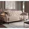 Canapea extensibila, Catifea Vogue champagne beige, Maison Belle Affaire 220cm