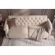 Canapele - Canapea extensibila, Catifea Vogue champagne beige, Maison Belle Affaire 220cm