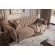 Canapele - Canapea extensibila, Catifea Vogue greige, Maison Belle Affaire 220cm