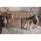 Canapele - Canapea extensibila, Catifea Vogue greige, Maison Belle Affaire 220cm