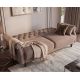 Canapele - Canapea extensibila, Catifea Vogue greige, Maison Belle Affaire 220cm
