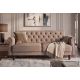 Canapele - Canapea extensibila, Catifea Vogue greige, Maison Belle Affaire 220cm