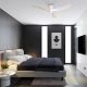 Lustre cu ventilator - Lustra LED cu ventilator si telecomanda NEMO L alb