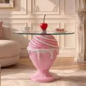 Masuta stil pop art modern SWEET SOCIETY 65cm roz