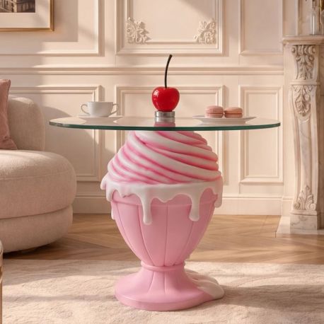 Masute Living - Masuta stil pop art modern SWEET SOCIETY 65cm roz