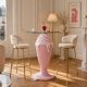Masute Living - Masuta bistro stil pop art modern SWEET SOCIETY 90cm roz