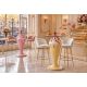 Masute Living - Masuta bistro stil pop art modern SWEET SOCIETY 90cm galben