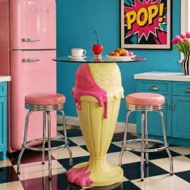 Masuta bistro stil pop art modern SWEET SOCIETY Sundae 90cm