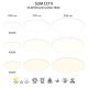 Plafoniere - Plafoniera LED SLIM CCT II 16W, 25CM CCT 3000-4000-6500K