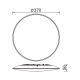Plafoniere - Plafoniera LED SLIM CCT II 24W, 37CM CCT 3000-4000-6500K