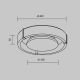Plafoniere - Plafoniera din marmura LED CCT Clarett