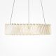 Pendule, Lustre suspendate - Lustra LED suspendata din otel si sticla Cilia 20W 3000K