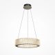 Pendule, Lustre suspendate - Lustra LED suspendata din otel si sticla Cilia 20W 3000K
