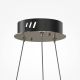 Pendule, Lustre suspendate - Lustra LED suspendata din otel si sticla Cilia 20W 3000K