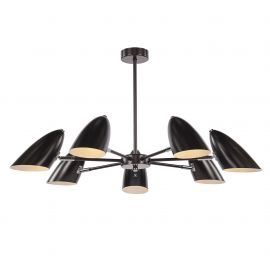 Candelabre, Lustre - Candelabru 7 brate negru Aida