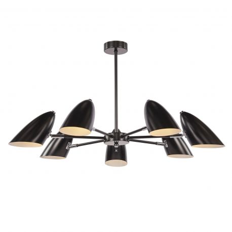 Candelabre, Lustre - Candelabru 7 brate negru Aida